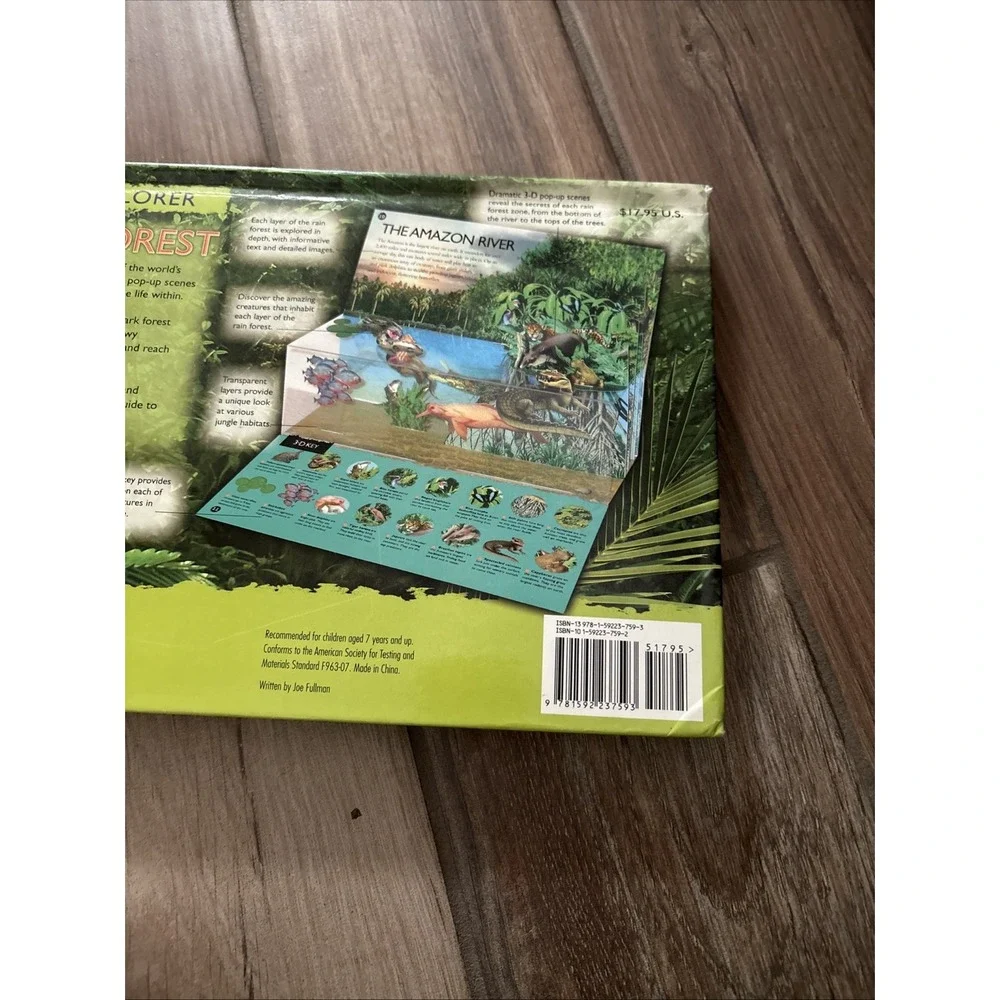 Rainforest 3-D‎ Pop-up Explorer by Dorling Kindersley Hardback Book